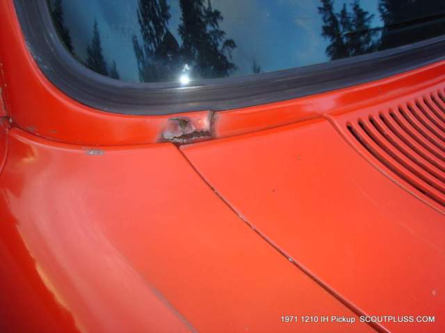 1971 international harvester 1210 pickup, survivor with original paint, interior