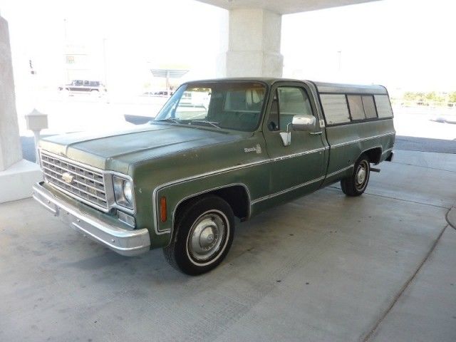 1976 chevrolet silverado 350 v8 auto with air all original arizona truck no rust