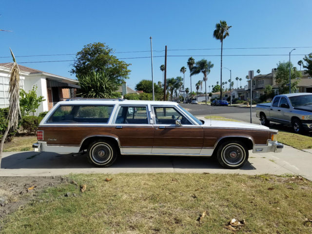 1986 mercury grand marquis colony park wagon 4-door 5.0l