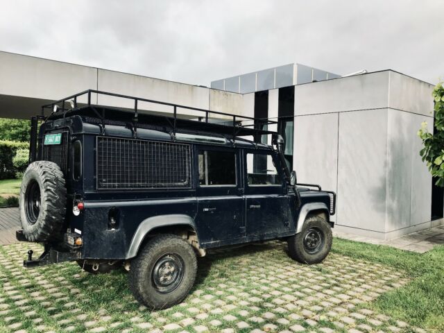 classic land rover defender 110 station wagon 1987 gasoline manual gearbox