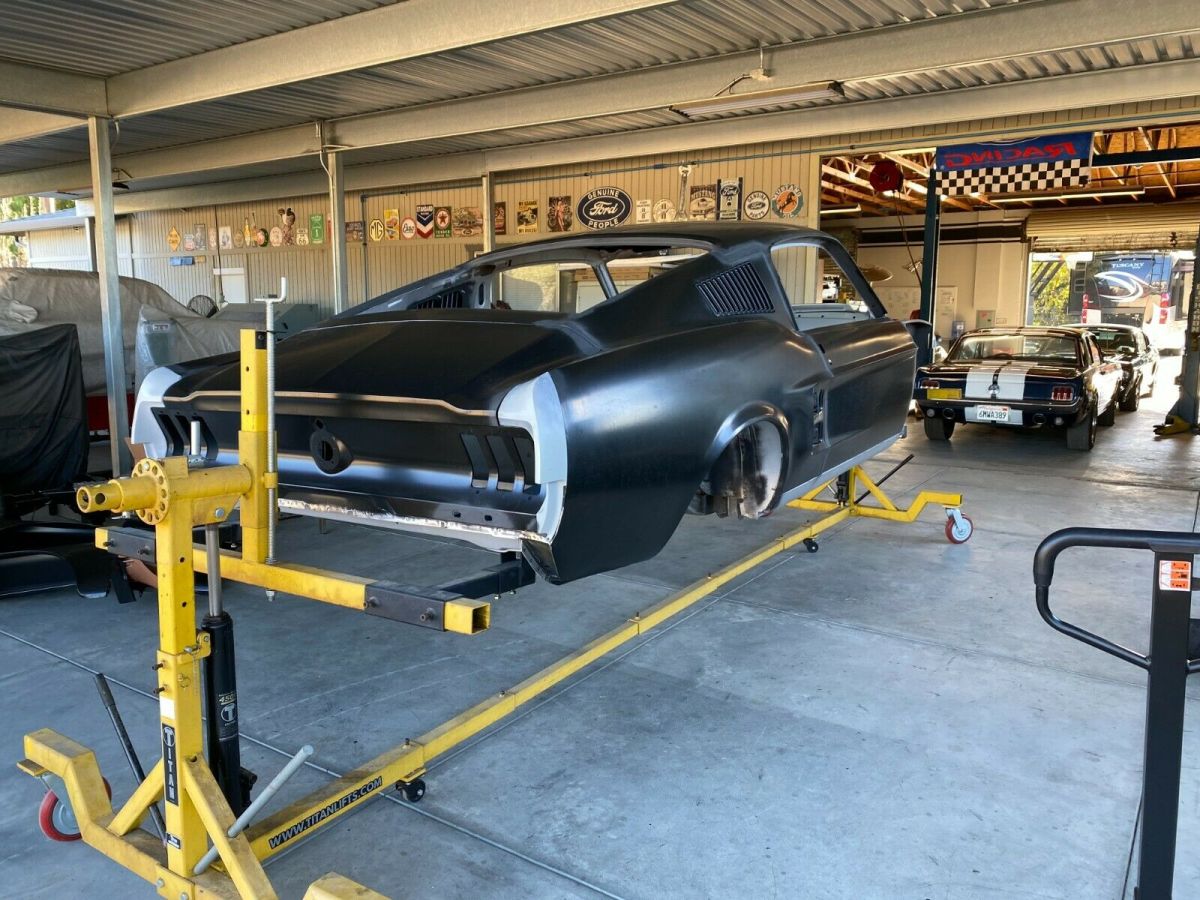 new 1967 fastback body shell