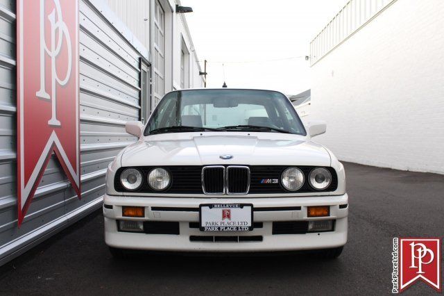 1989 bmw m3 (e30) coupe, alpine white on black, 1-owner