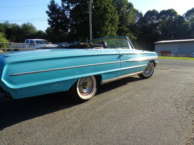 1964 ford galaxie 500 390 4 speed convertible z code v.a. title