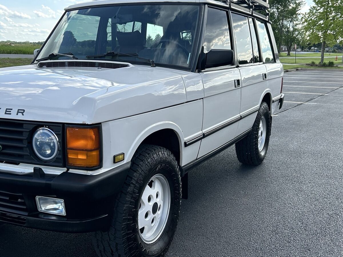 1993 land rover range rover suv white long wheelbase
