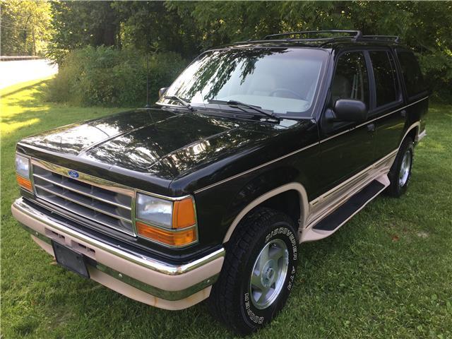 1994 ford explorer eddie bauer 91,699 miles black suv v6 cylinder engine automat