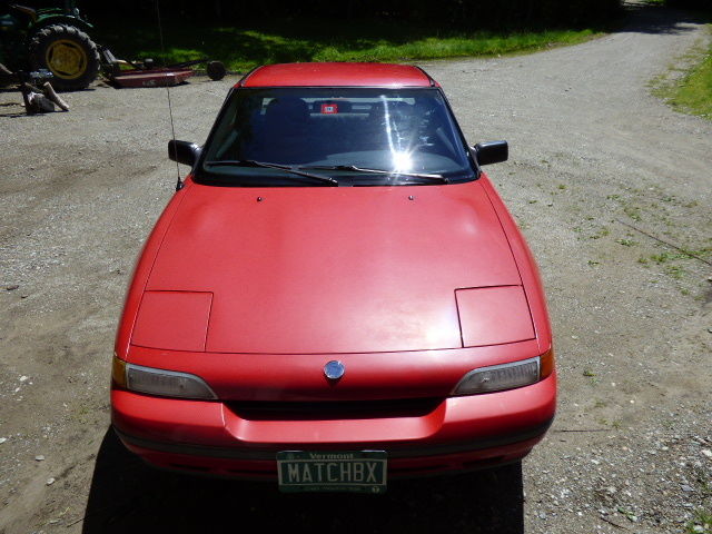 1991 mercury capri base convertible 2-door 1.6l red