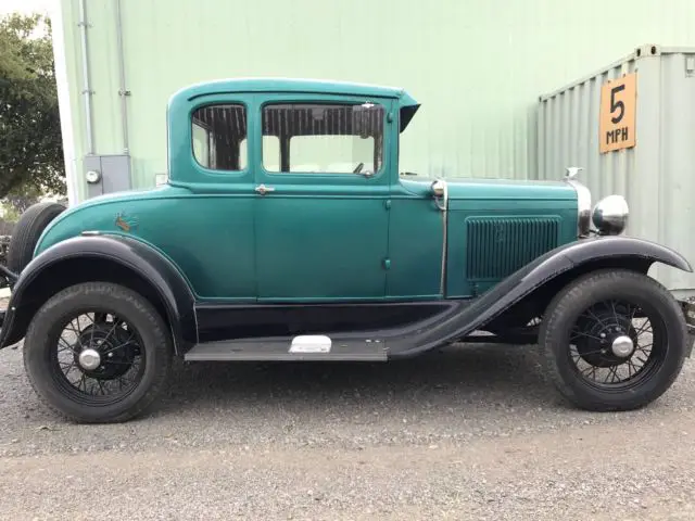 1930 model a ford deluxe coupe no reserve trog driver patina riley hot rod 5w