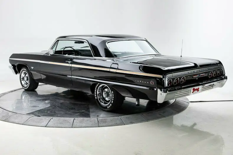 1964 chevrolet impala ss 327 v8 2 speed automatic hardtop onyx black
