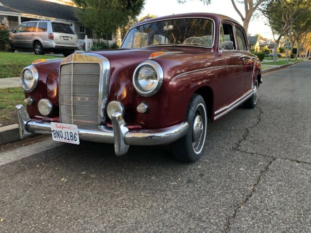 1959 mercedes 220se w128 german classic car ponton six cylinder