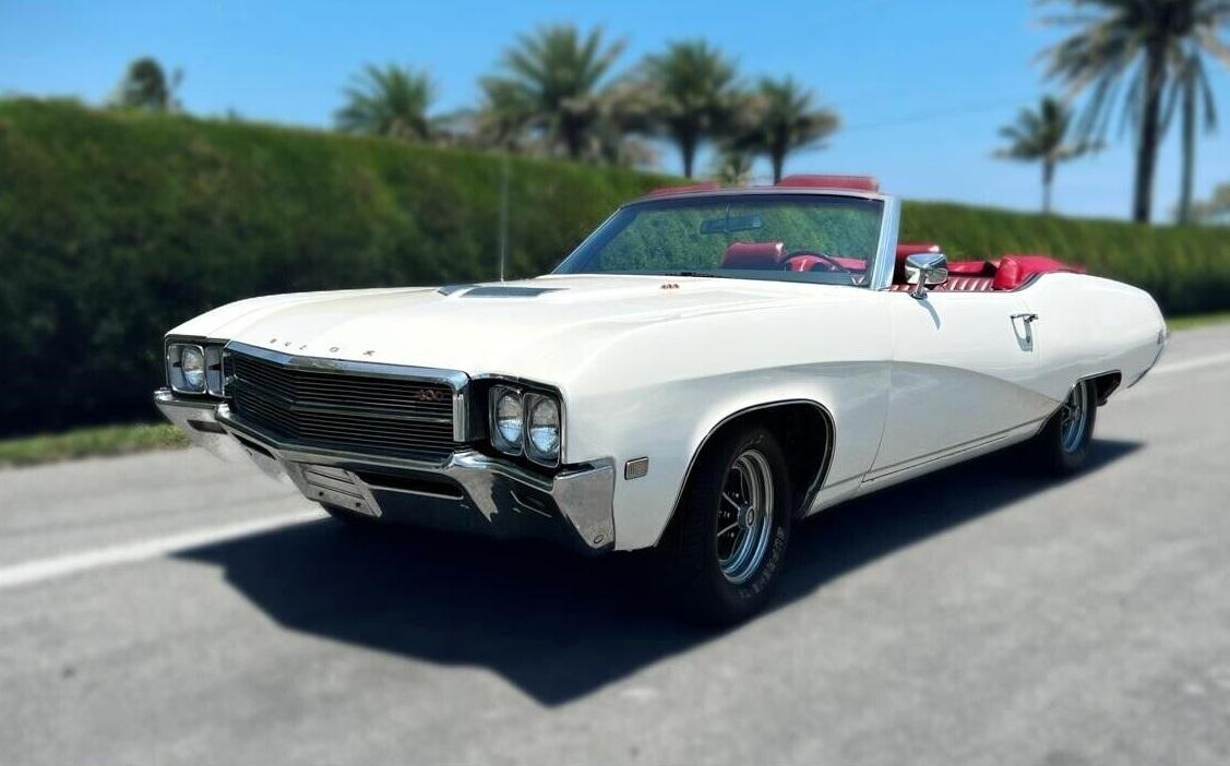 1969 buick gs 400 convertible white 85273 miles automatic