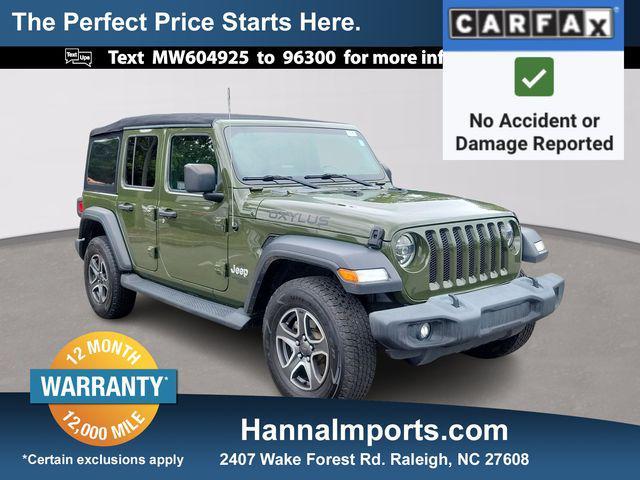 2021 jeep wrangler unlimited sport