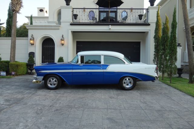 1956 chevrolet bel air, restored, 350 v8, 4 spd manual, vintage ac, power brakes
