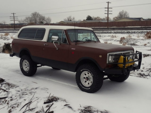 1980 international scout ii traveler, rare factory turbo diesel. must see