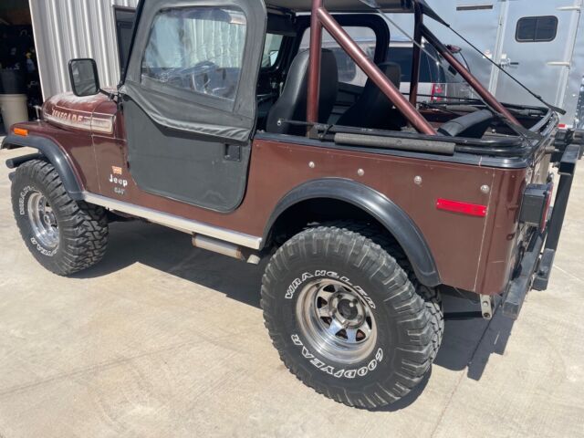 1976 jeep cj-7 suv brown renegade levi’s edition
