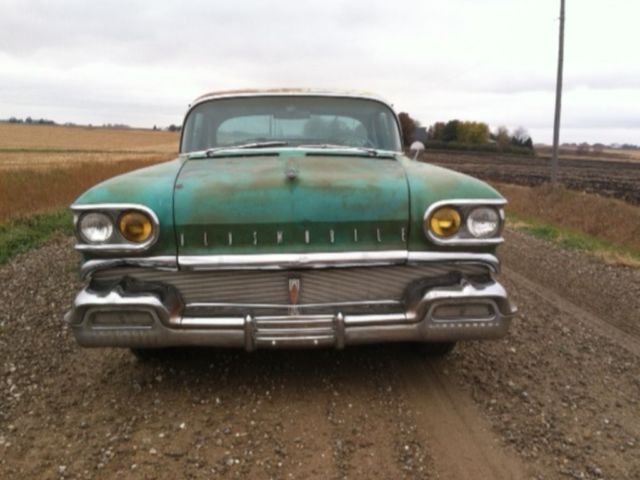 1958 oldsmobile 88, very solid, original and quite complete, runs and drives. gm