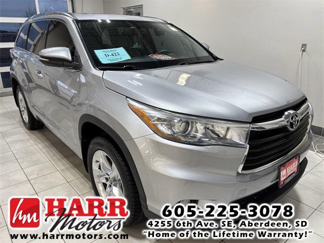 2016 toyota highlander limited