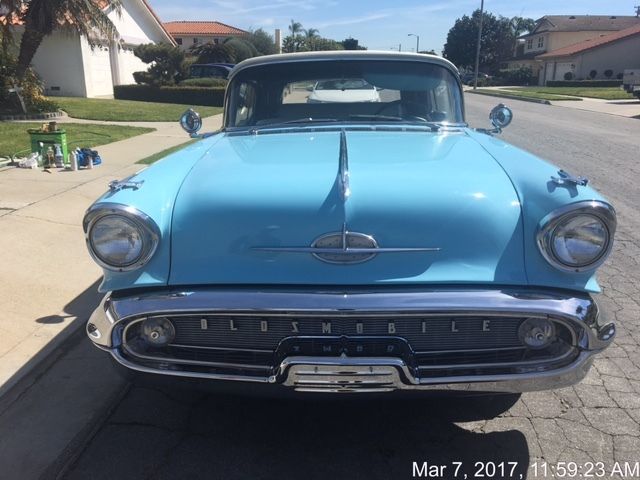 1957 oldsmobile 98 starfire convertible rare j2 tri-power