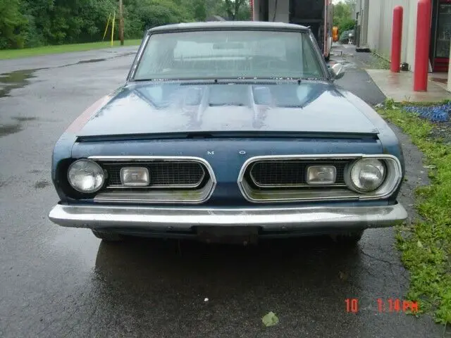 1967 plymouth barracuda notch back coupe