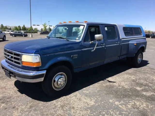 1994 ford f350 crew cab 4x4, 7.3 turbo diesel 5sp 2wd dually / 30 day layaway