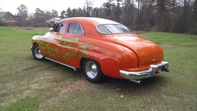 49 mercury street rod, custom built lead sled