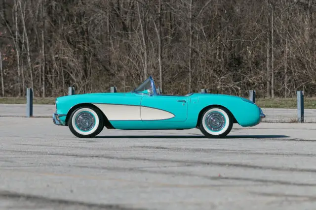 1957 chevrolet corvette convertible 283c.i. / 270hp cascade green