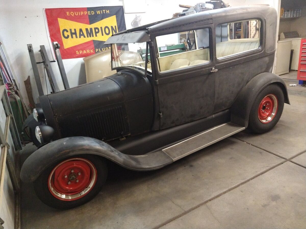 1929 ford model a tudor sedan hot rod / street rod