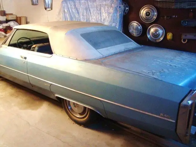 1966 cadillac deville convertible - solid and complete - no reserve
