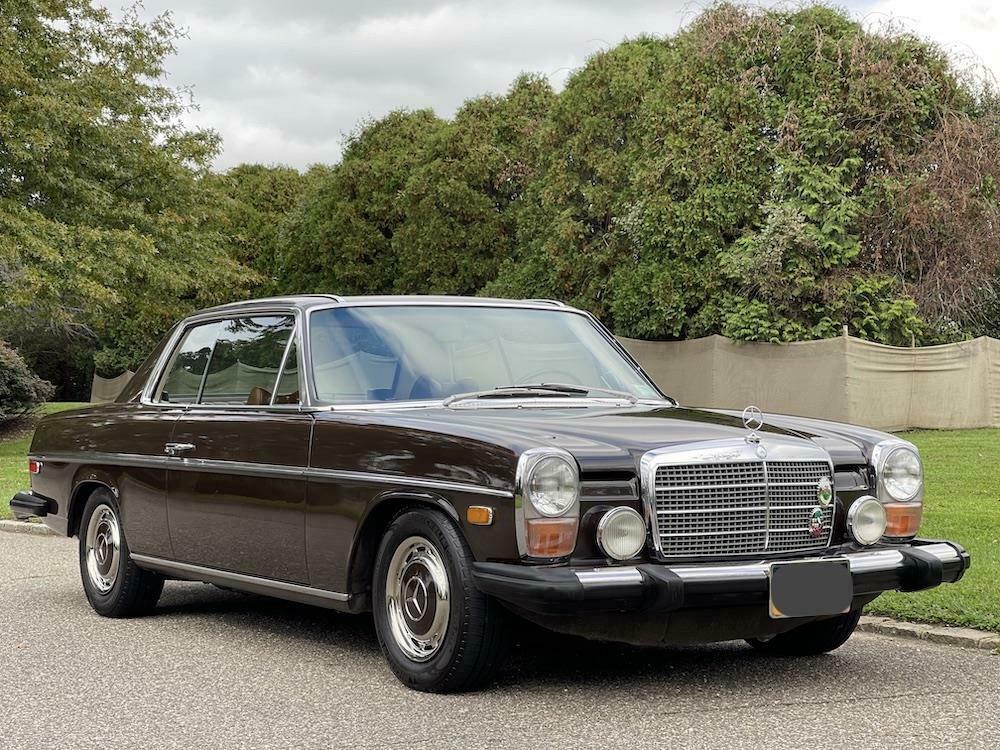 1975 mercedes-benz 200-series 280c dark tobacco brown
