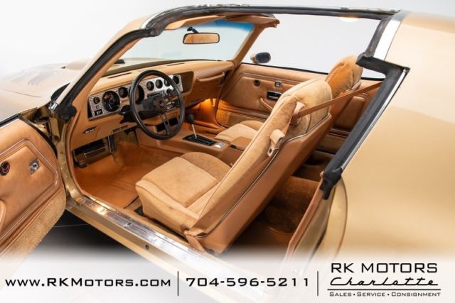 1978 pontiac firebird trans am solar gold hardtop 400 v8 3 speed automatic