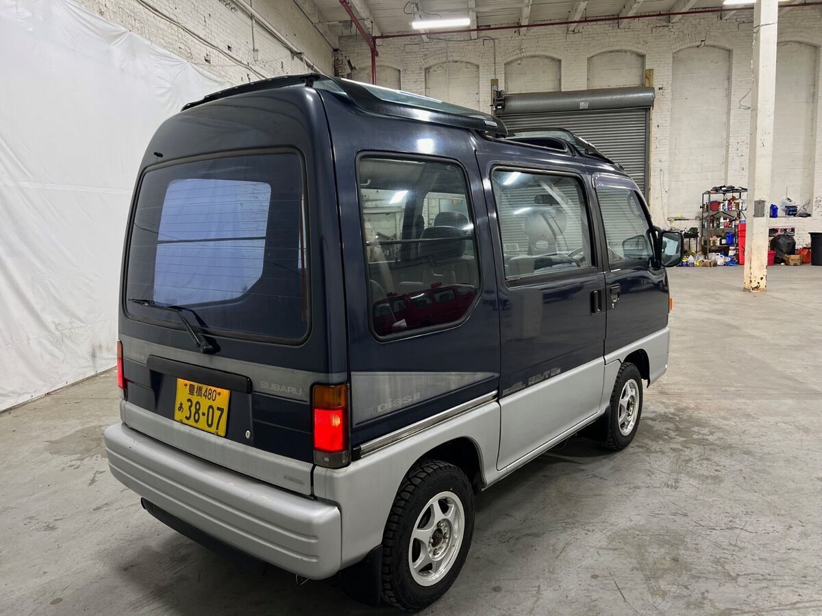 1991 subaru sambar dias ii supercharger 4wd automatic with ac and ps glasshouse
