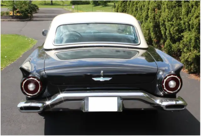 1957 ford thunderbird auto conv hardtop & portholes power windows & seats t-bird