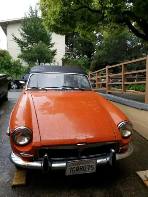 clean calif rust free 1974 mgb roadster 87k orig miles well sorted mg runs great
