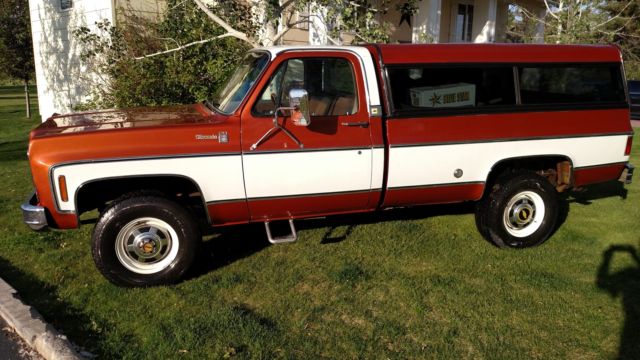 1976 silverado 454 4 speed 4x4 gear vendor overdrive rebuilt engine new paint