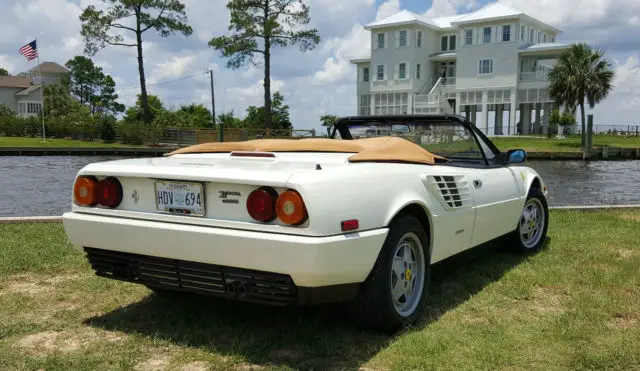 no reserve 1987 ferrari mondial 3.2 cabriolet oj nicole simpson brown 73k
