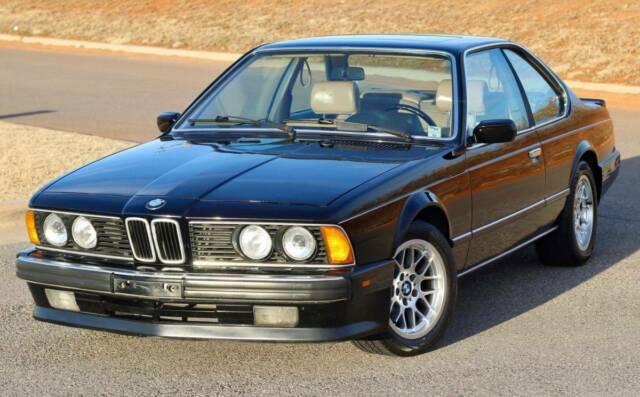 1989 bmw e24 635csi black/tan
