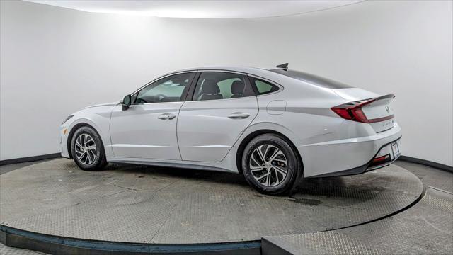 2021 hyundai sonata hybrid blue