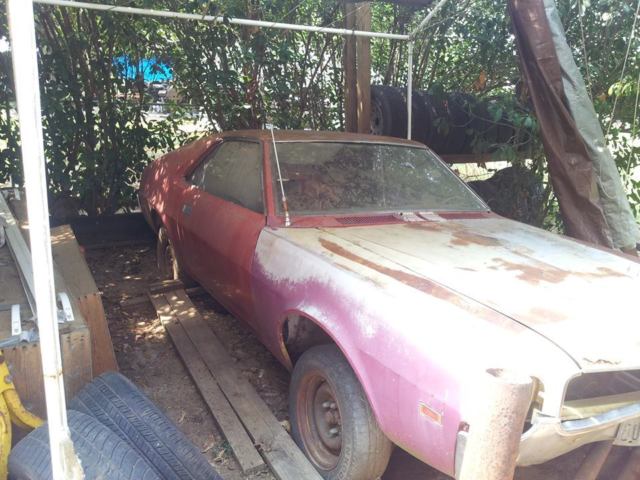 1968 amarican motors amx rusty shell project