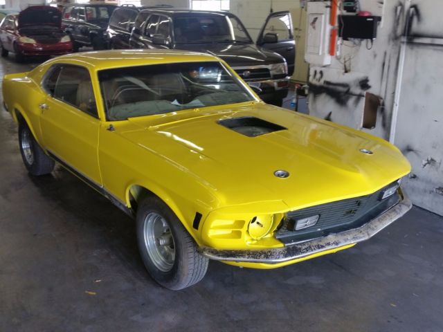 1970 ford mustang mach 1 fastback genuine shaker car california sport roof 1969