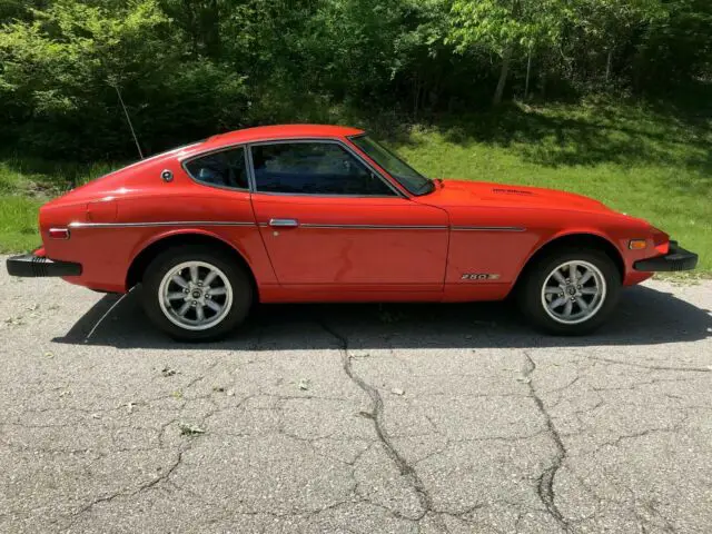 head-turning1978 datsun 280z, persimmon red, gorgeous!