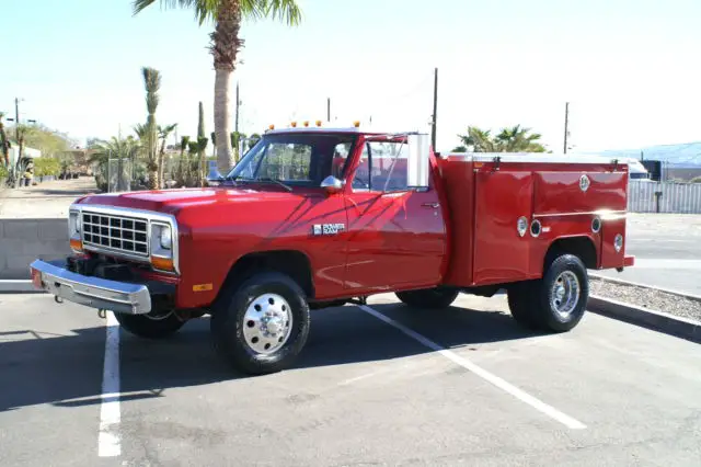 1982 dodge d350 dually 4x4 service truck 5.9l 360 automatic