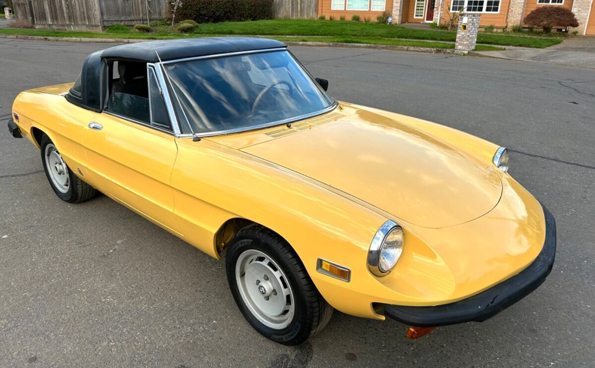 1978 alfa romeo targa top spider! 66k mileage! fresh paint job! no rust!