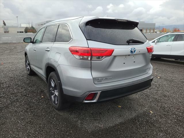 2017 toyota highlander hybrid platinum
