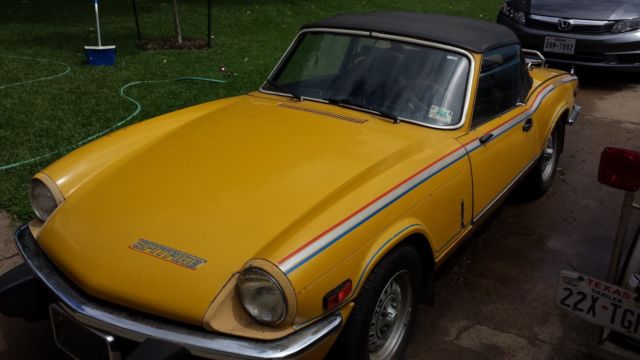 1977 triumph spitfire convertible