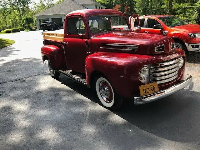 1948 ford f-1 pickup truck flathead v8 5-speed manual tramac rebuilt/restored