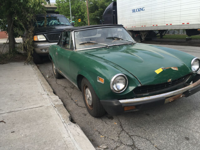 1978 fiat 124 spider no reserve!!!!!!!!