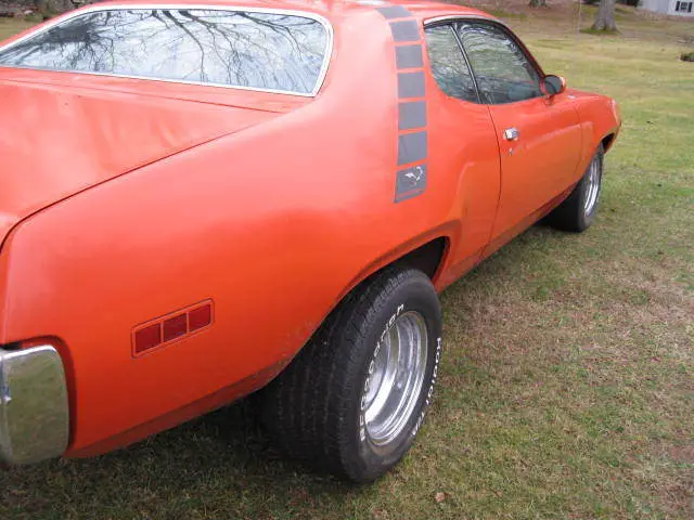 1971 ply roadrunner 440 original orange car( relist : scumbag nonpayer )see des