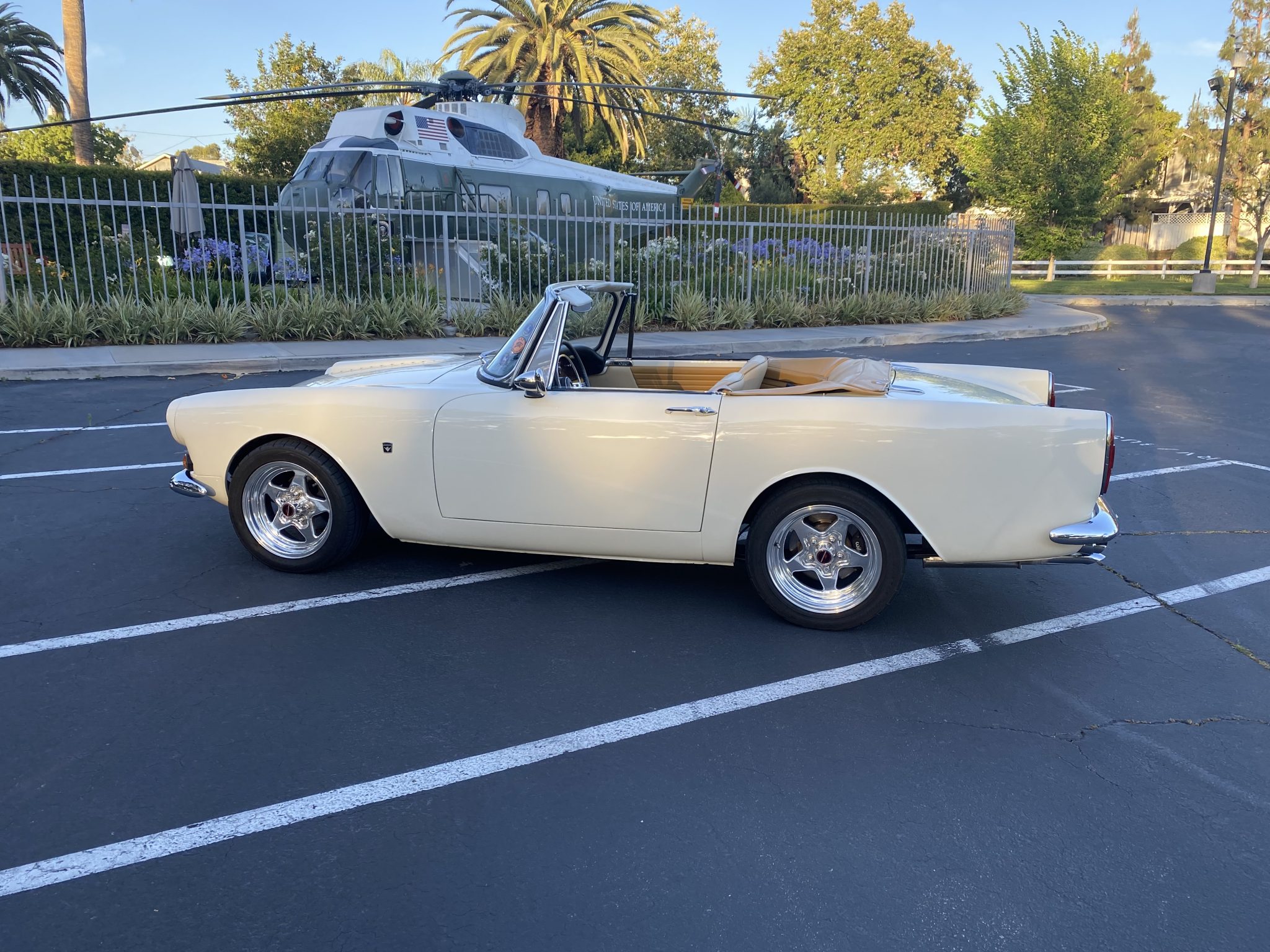 v6-powered 1967 sunbeam alpine 5-speed