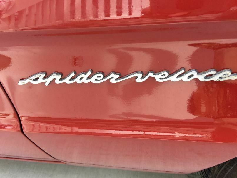 beautiful red 1990 alfa rome spider veloce low miles