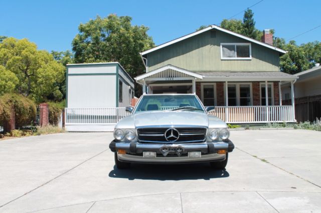 1986 mercedes 560 sl astral silver metallic, original paint and interior