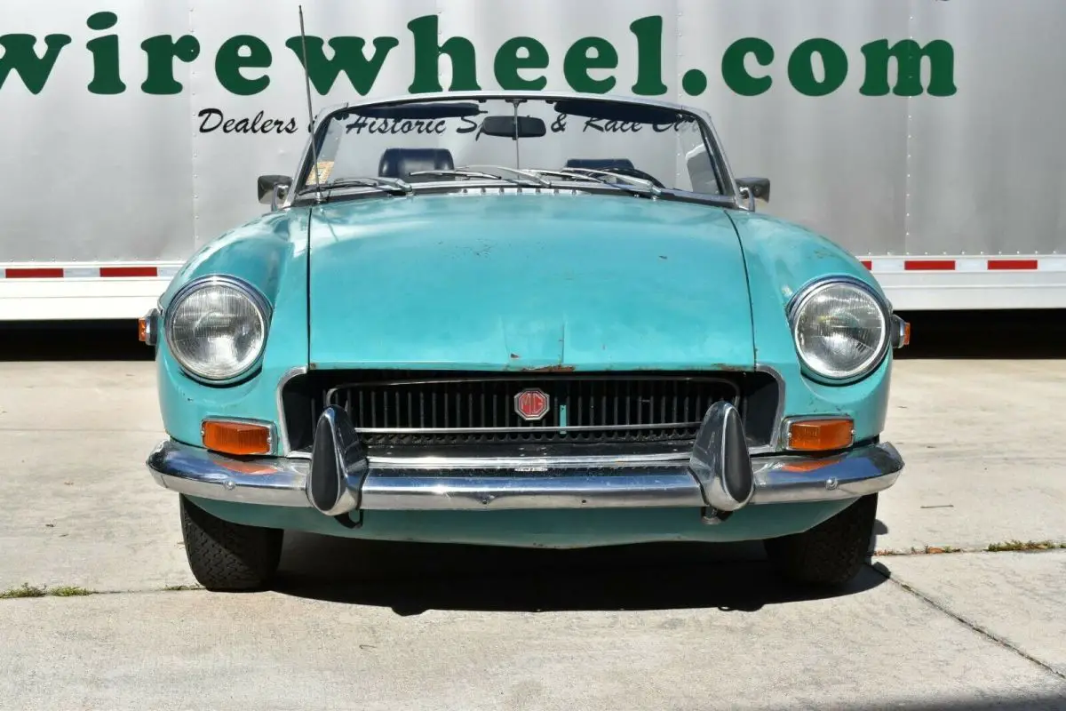 1972 mgb convertible two owners very solid body with 61,804 actual miles